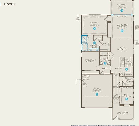Solitude Floor Plan, Quick Move-in Home, Floor 1