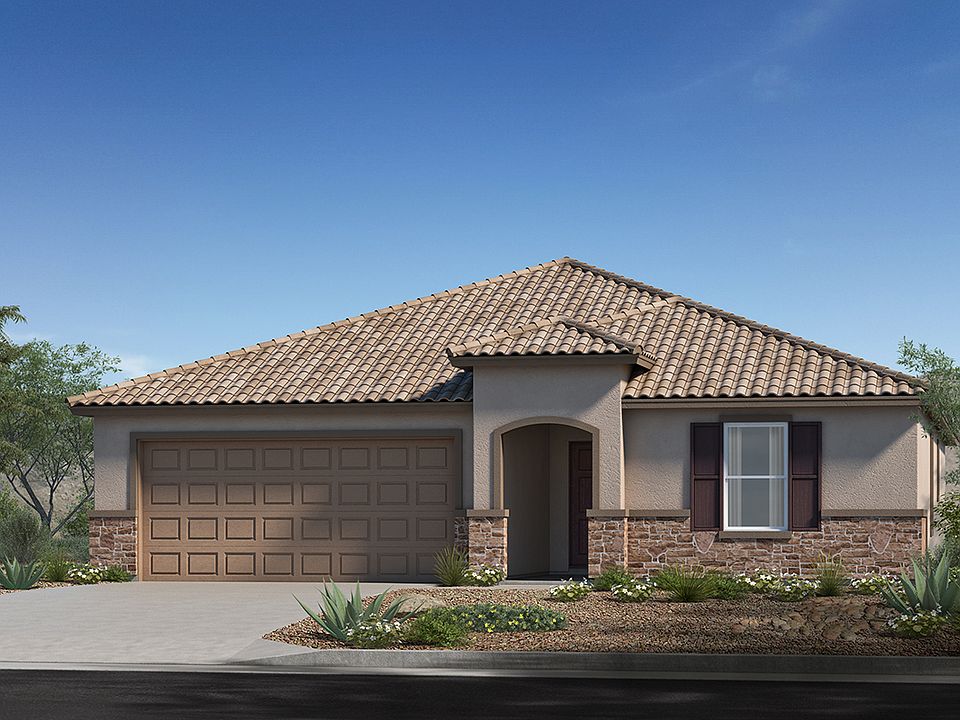 Plan 1612 Elevation B with Optional Stone