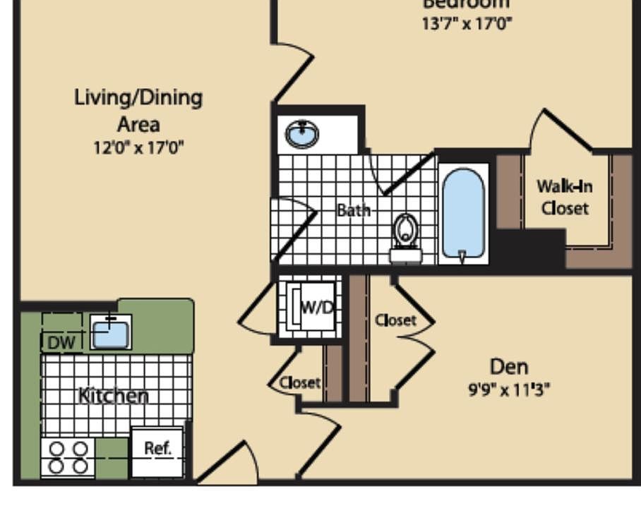 1st image of 900 N Stuart St APT 1622