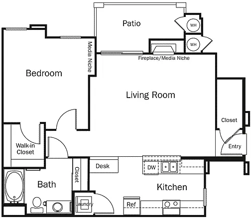 Floor plan Milan