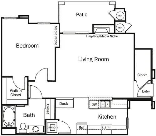 Floor plan Milan