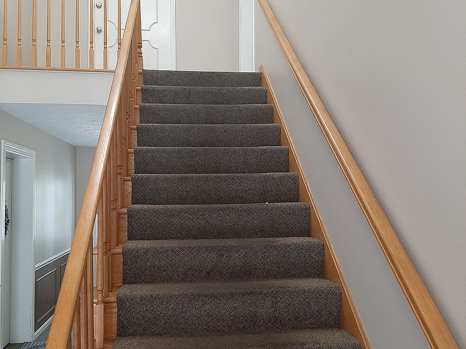 Inside stairs to the unit