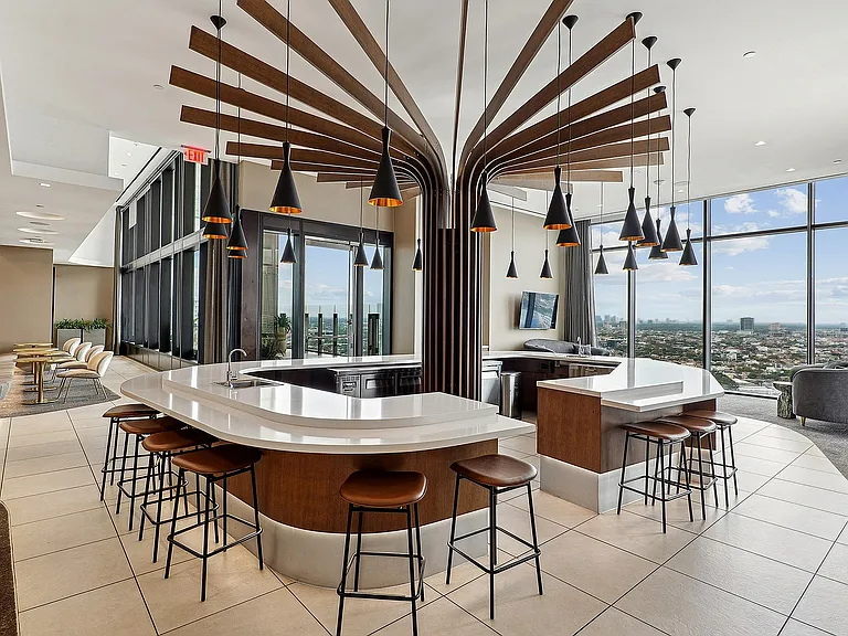 27th Floor Sky Lounge with Bar Area