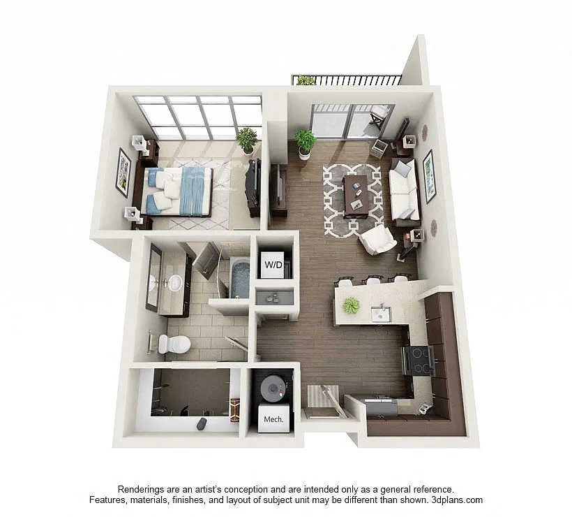 Floor plan A1C
