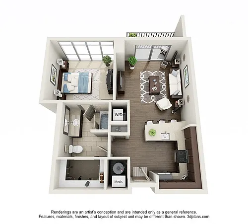 Floor plan A1C