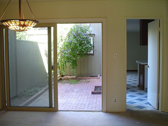 dining area with access to the patio,