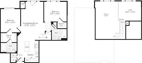 Floor plan 2 Bedrooms F