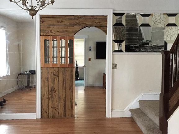 Very large dining room and living room, great for entertaining.