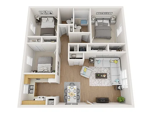 Floor plan 3 Bedroom