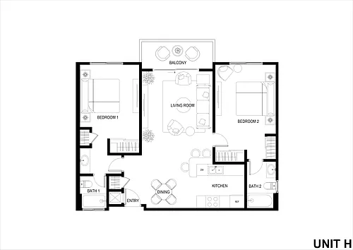 Floor plan Laurel Canyon