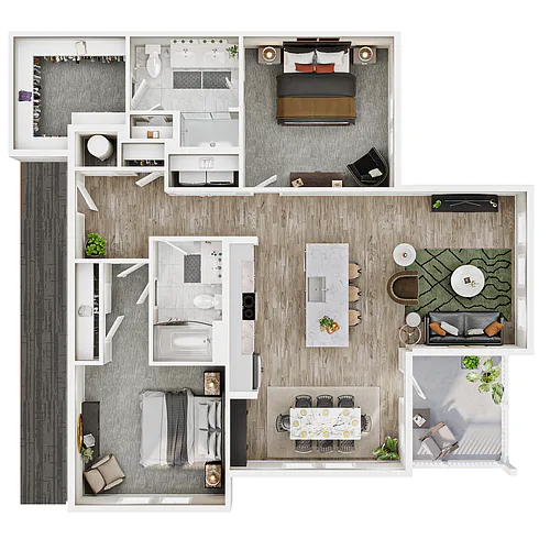 Floor plan Apartment - B3