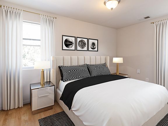Bedroom #1. Approximate size 12'7"x9'9" . (virtually staged)