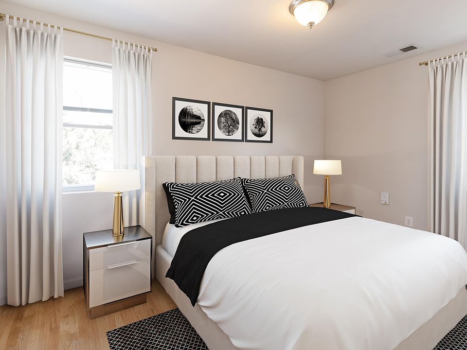 Bedroom #1. Approximate size 12'7"x9'9" . (virtually staged)