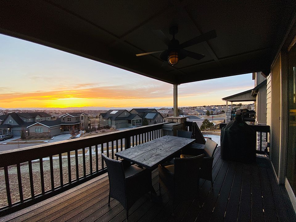 Deck overlooking front range