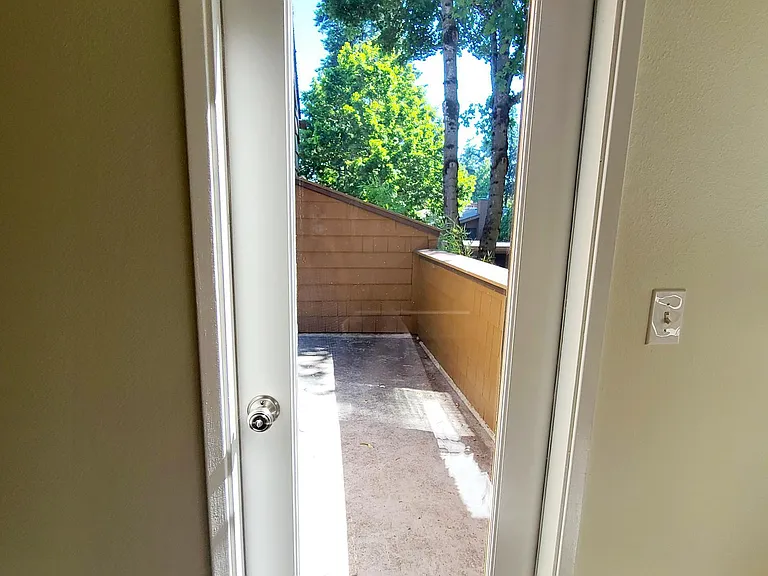 Bedroom balcony access