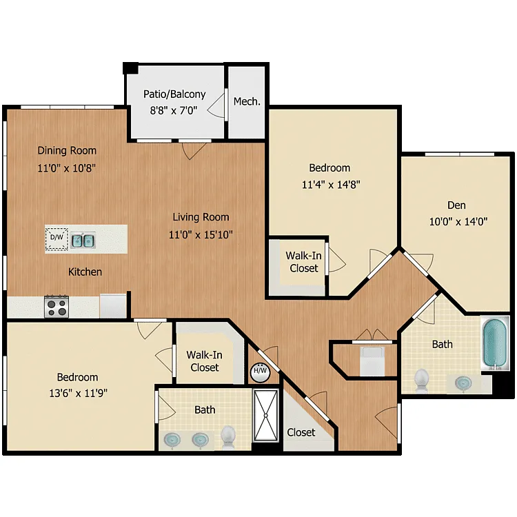 Floor plan Oak