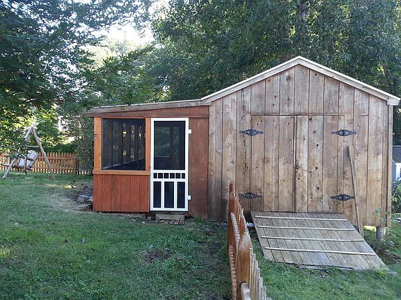 Shed screen porch