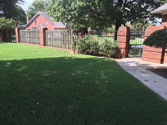 Backyard view towards street
