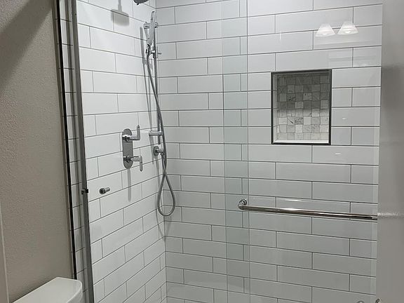 Master shower