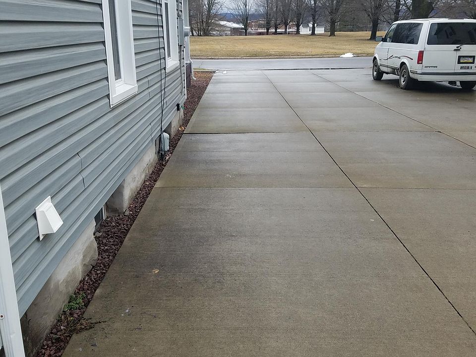 All new concrete and sidewalks