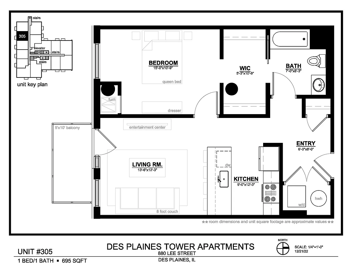 Floor plan 305