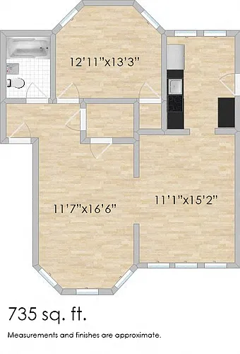 Floor plan 423 S. Taylor