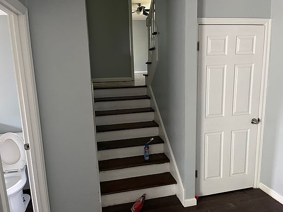 Door to the basement from the lower level