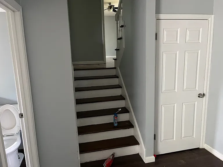 Door to the basement from the lower level