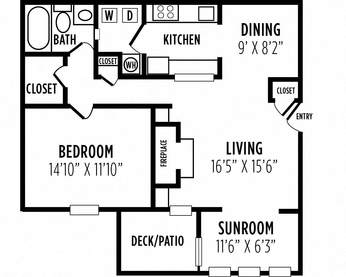 Floor plan The Oak