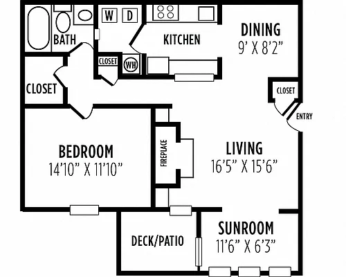 Floor plan The Oak
