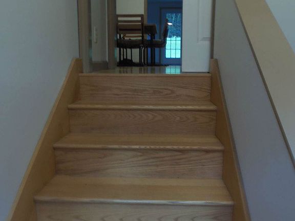 Front Door looking up to Dining Area