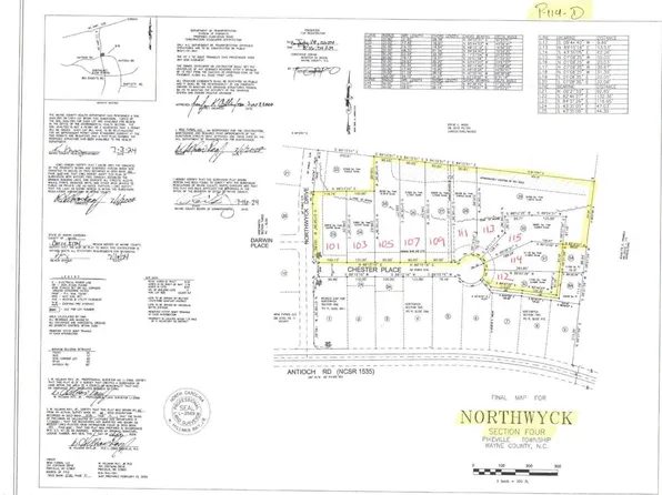 Lots 10-32 Darwin, Northwyck Dr, Chester Place, Pikeville, NC 27863