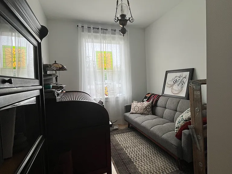 Office or second bedroom. My sofa folds out into a full size bed. (For Sale!)