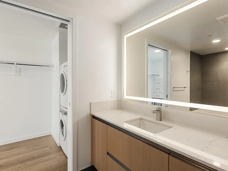 Washer and dryer in unit