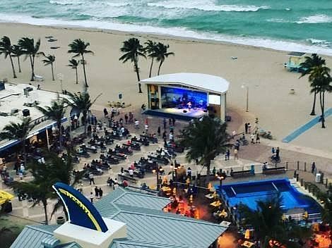 Free concerts by Margarittaville bandshell