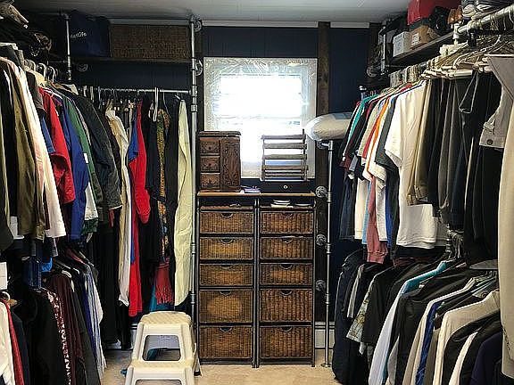 New walk-in closet