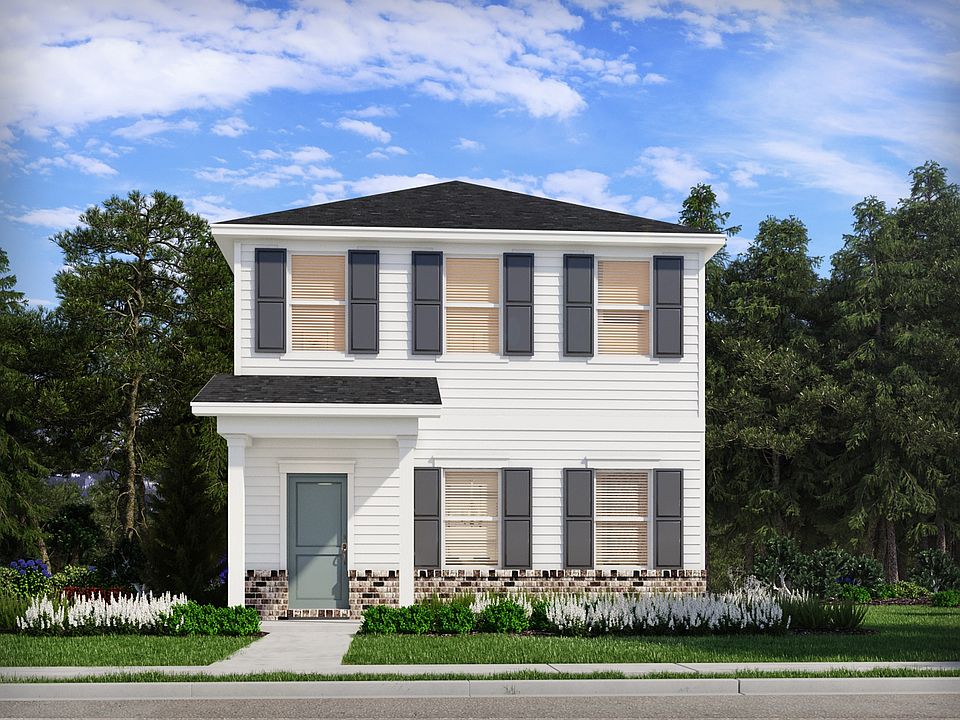 Cromwell elevation rendering at a Meritage Homes community in Wendell, NC.