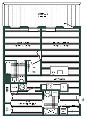 Floor plan A3-Den