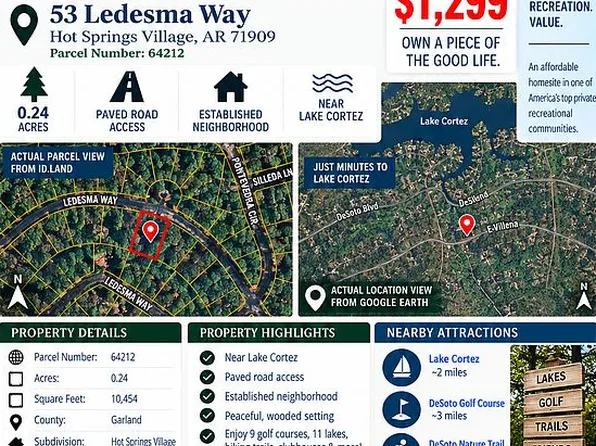 Ledesema Way, Hot Springs Village, AR 71909