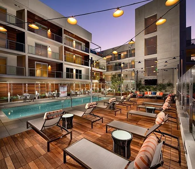 pool and lounge