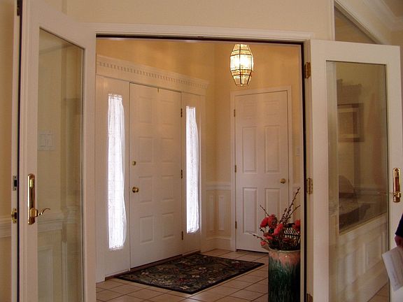 Weather protected entry