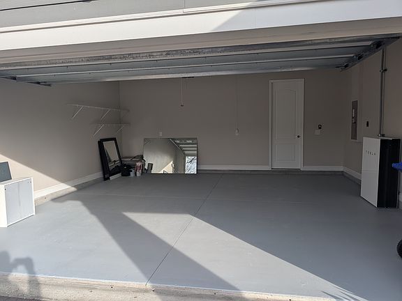 Garage with Tesla Power Walls