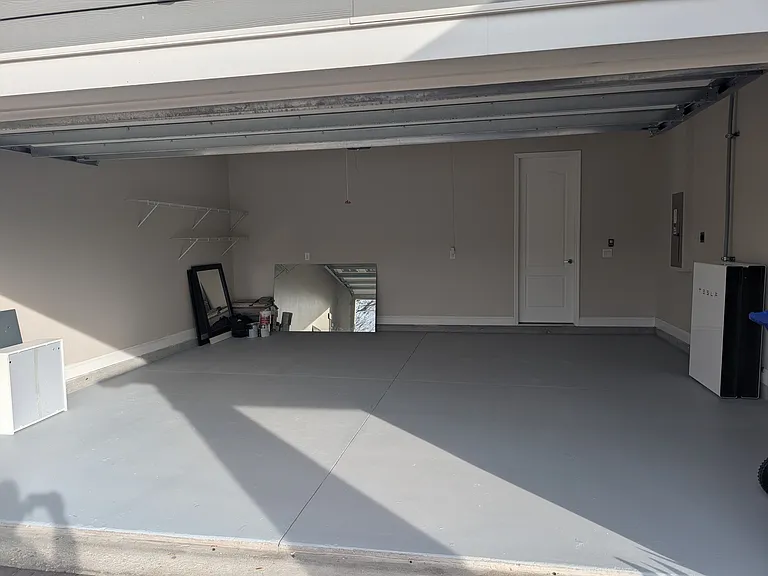 Garage with Tesla Power Walls