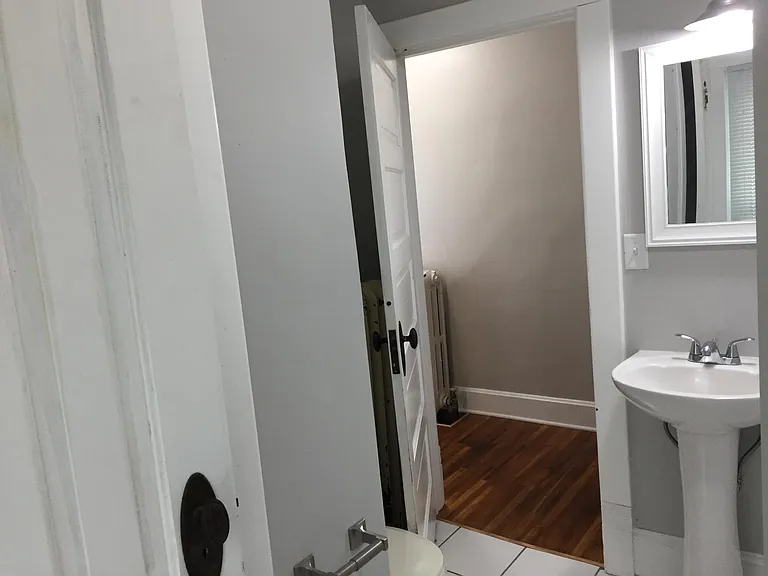 3/4 with storage closet