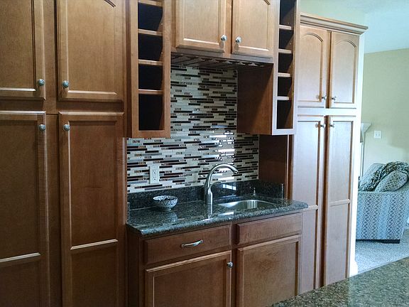 Kitchen pantries & wet bar