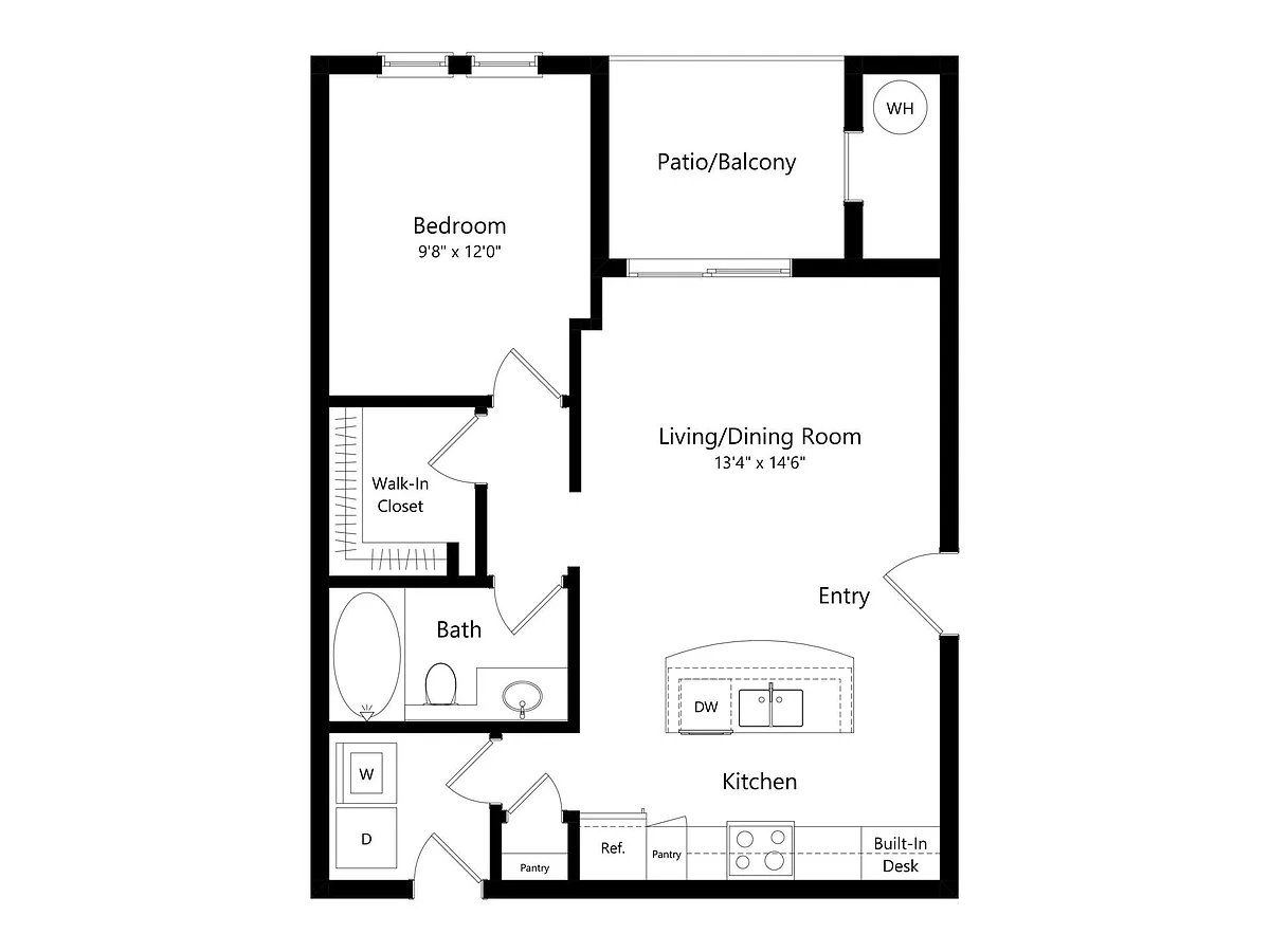 Floor plan A Basin