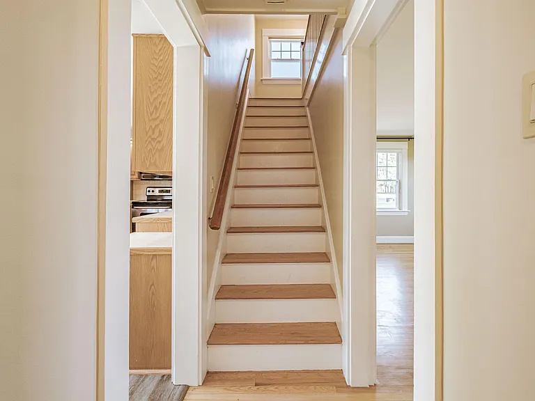 Wood stairs