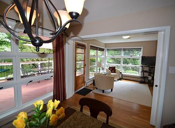 Door to extended deck