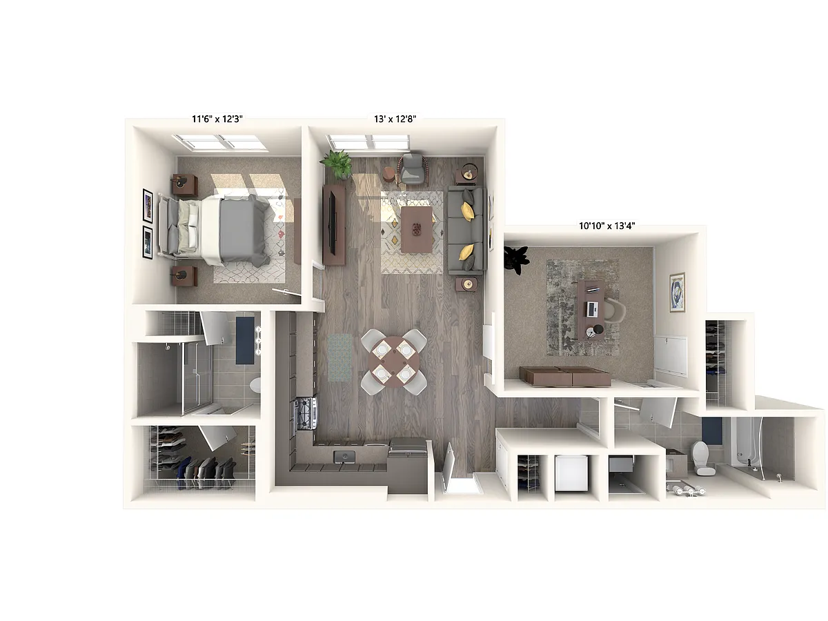 Floor plan B01A
