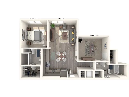 Floor plan B01A